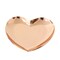 Generic Jewelry Tray Heart Shape Smooth Edge Stainless Steel Jewelry Display Tray for Home